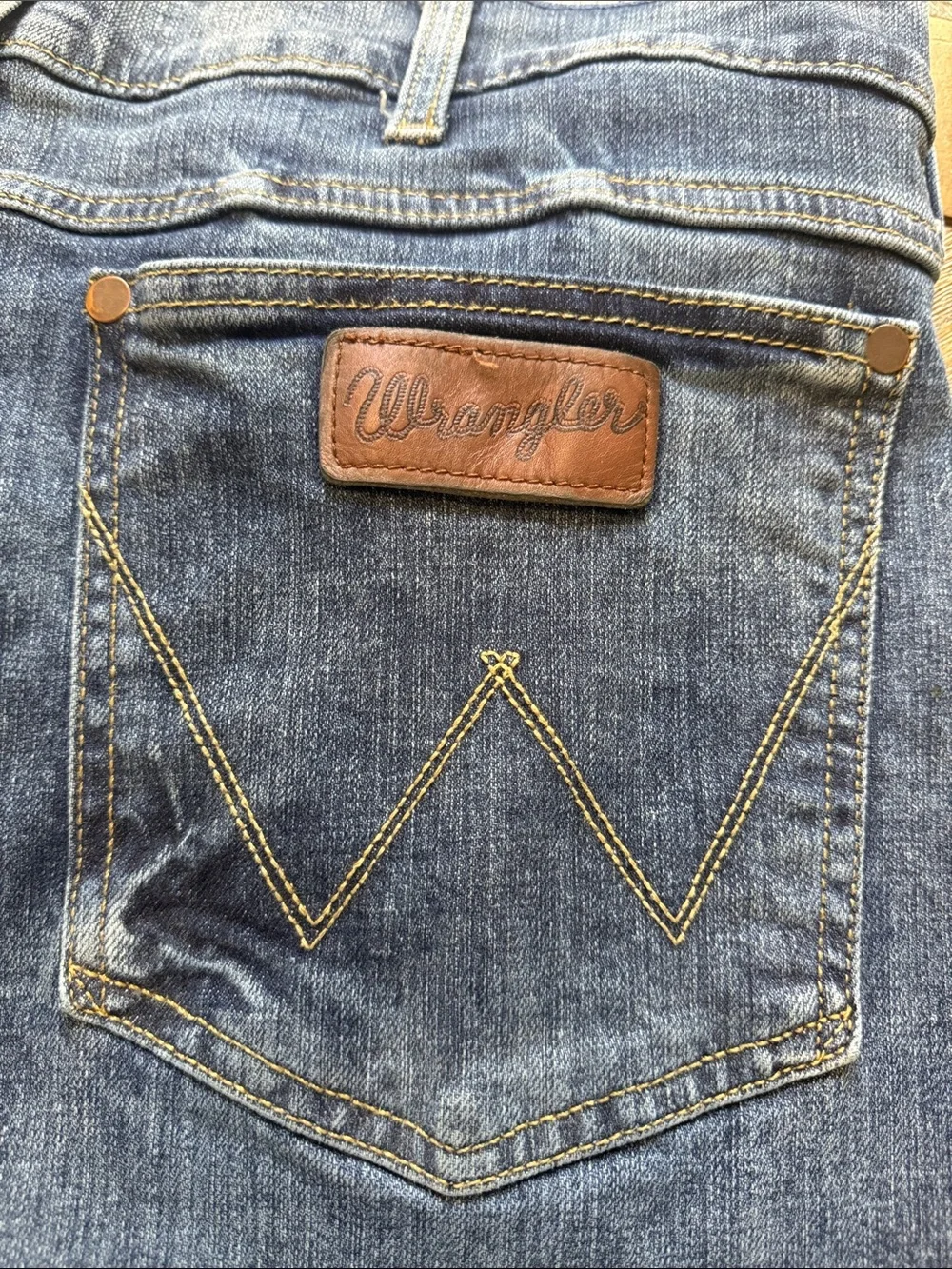 Wrangler Men's Retro Stretch Low Rise Slim Fit 5Pkt Boot Cut Jeans 36x32 Western